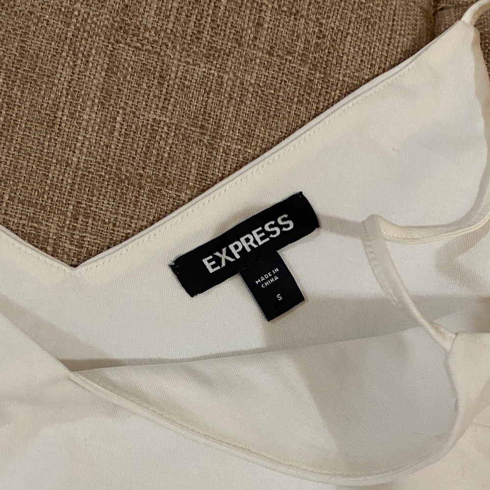 Express White Ruffled Camisole - Picture 2 of 2